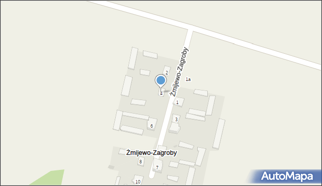 Żmijewo-Zagroby, Żmijewo-Zagroby, 4, mapa Żmijewo-Zagroby