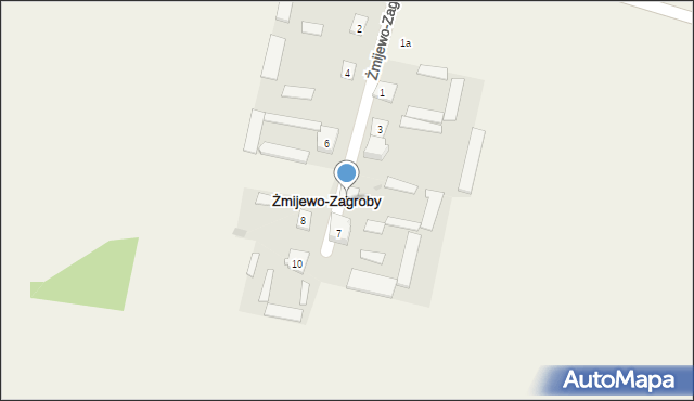 Żmijewo-Zagroby, Żmijewo-Zagroby, 5, mapa Żmijewo-Zagroby