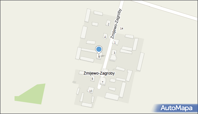 Żmijewo-Zagroby, Żmijewo-Zagroby, 6, mapa Żmijewo-Zagroby