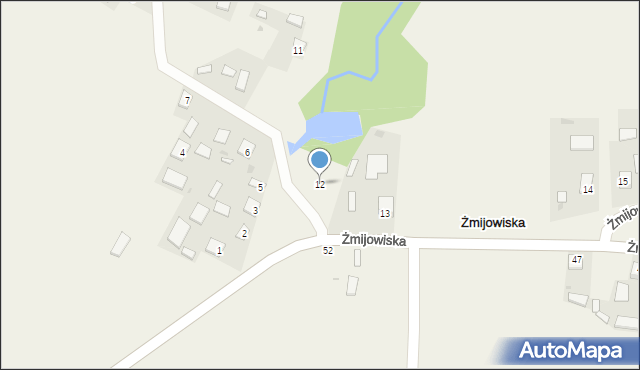 Żmijowiska, Żmijowiska, 12, mapa Żmijowiska