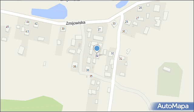 Żmijowiska, Żmijowiska, 34, mapa Żmijowiska