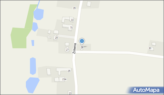 Brzezówka, Żniwna, 28, mapa Brzezówka