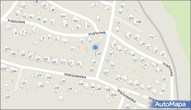 Gorzów Wielkopolski, Żniwna, 1, mapa Gorzów Wielkopolski