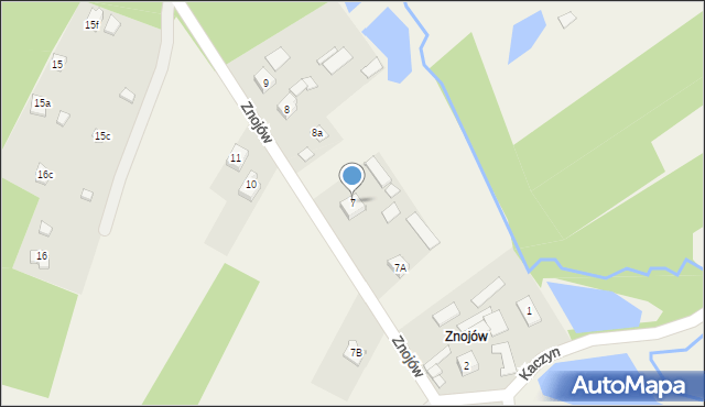 Marzysz, Znojów, 7, mapa Marzysz