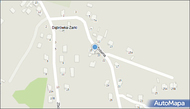 Zawiercie, Żniwna, 18, mapa Zawiercie