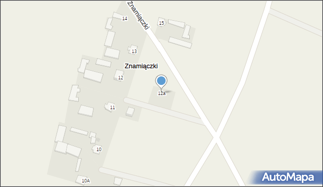 Znamiączki, Znamiączki, 12a, mapa Znamiączki