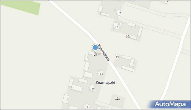 Znamiączki, Znamiączki, 14, mapa Znamiączki