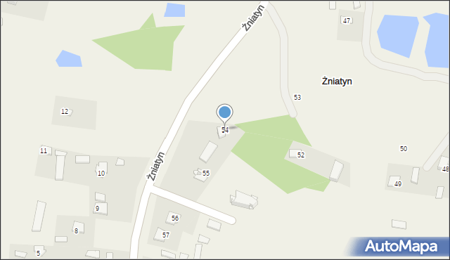 Żniatyn, Żniatyn, 54, mapa Żniatyn