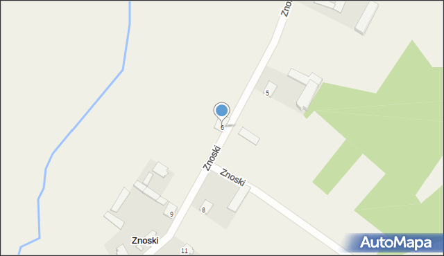 Znoski, Znoski, 6, mapa Znoski