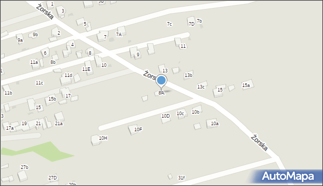 Czerwionka-Leszczyny, Żorska, 8A, mapa Czerwionka-Leszczyny