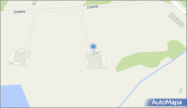 Emilianów, Zosina, 2, mapa Emilianów