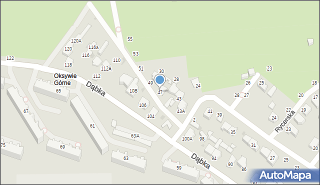 Gdynia, Żółkiewskiego Stanisława, hetm., 47, mapa Gdyni