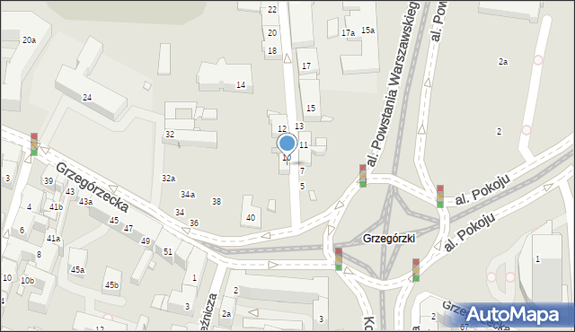 Kraków, Żółkiewskiego Stanisława, hetm., 8, mapa Krakowa