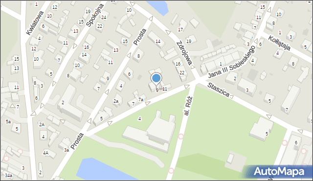 Kutno, Żółkiewskiego Stanisława, hetm., 9, mapa Kutno