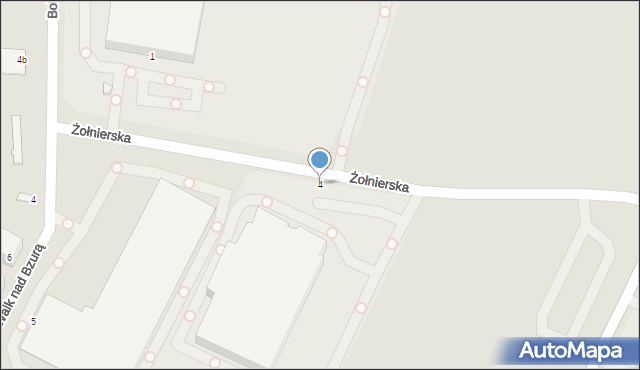 Kutno, Żołnierska, 4, mapa Kutno