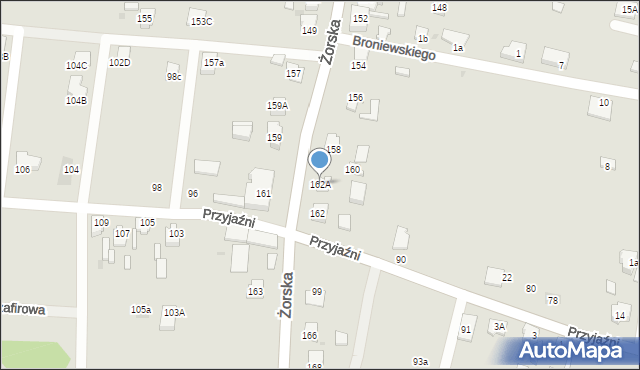 Orzesze, Żorska, 162A, mapa Orzesze