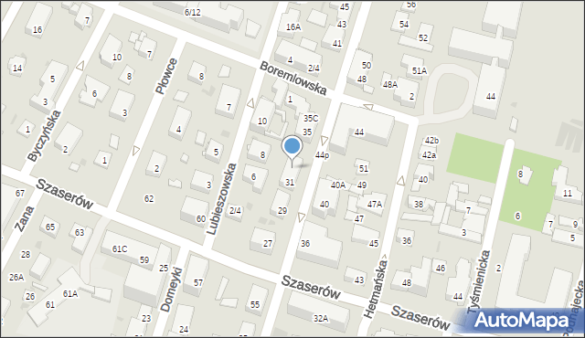 Warszawa, Żółkiewskiego Stanisława, hetm., 33, mapa Warszawy