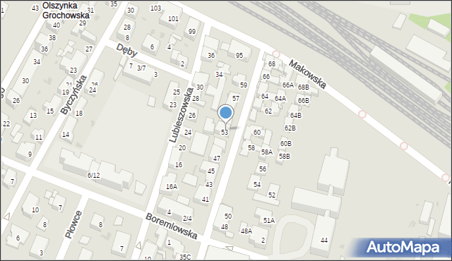 Warszawa, Żółkiewskiego Stanisława, hetm., 55, mapa Warszawy