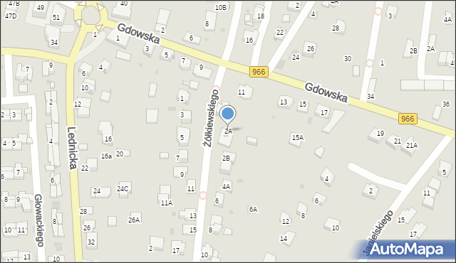 Wieliczka, Żółkiewskiego Stanisława, hetm., 2A, mapa Wieliczka
