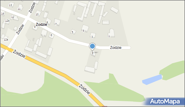 Żodzie, Żodzie, 2, mapa Żodzie