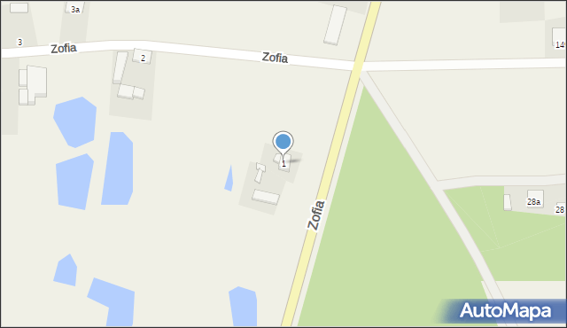 Zofia, Zofia, 1, mapa Zofia
