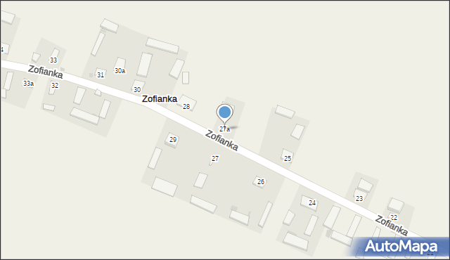 Zofianka, Zofianka, 27a, mapa Zofianka