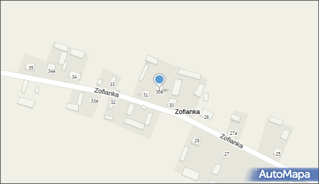 Zofianka, Zofianka, 30a, mapa Zofianka
