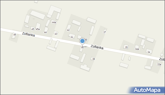 Zofianka, Zofianka, 40, mapa Zofianka