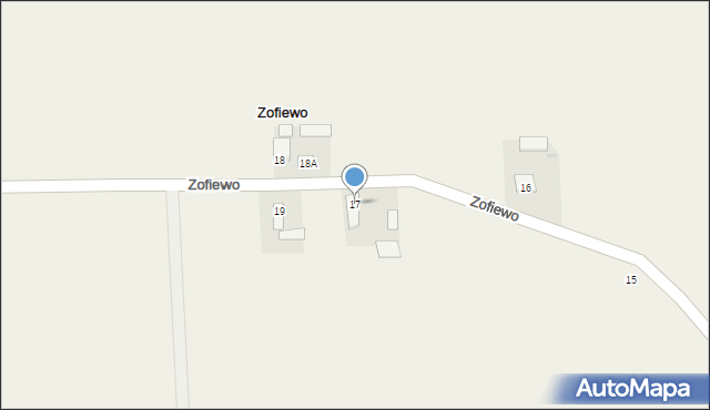 Zofiewo, Zofiewo, 17, mapa Zofiewo