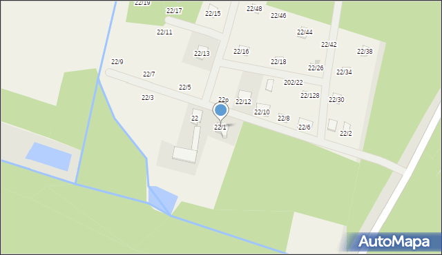 Zofiówka, Zofiówka, 22/1, mapa Zofiówka