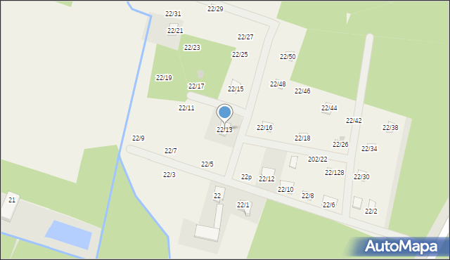 Zofiówka, Zofiówka, 22/13, mapa Zofiówka