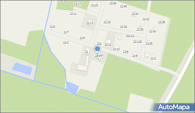 Zofiówka, Zofiówka, 22a, mapa Zofiówka