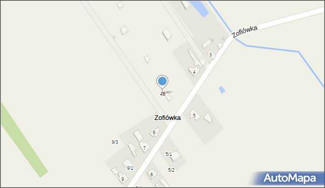 Zofiówka, Zofiówka, 4B, mapa Zofiówka