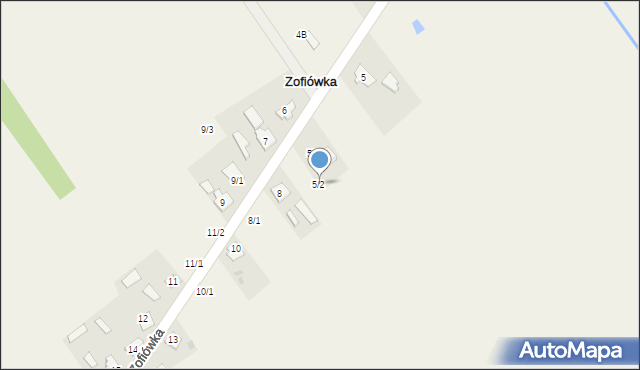 Zofiówka, Zofiówka, 5/2, mapa Zofiówka