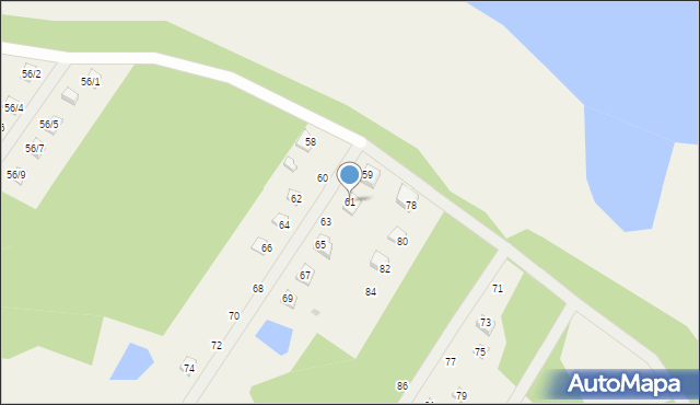 Zofiówka, Zofiówka, 61, mapa Zofiówka