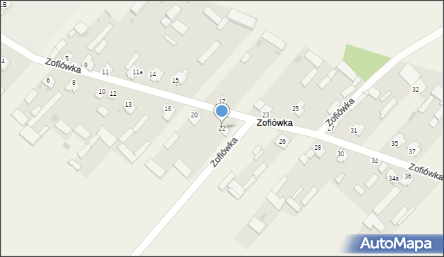 Zofiówka, Zofiówka, 22, mapa Zofiówka