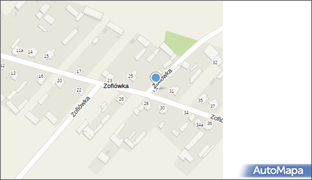 Zofiówka, Zofiówka, 27, mapa Zofiówka