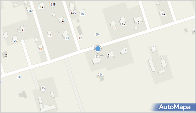 Zofiówka, Zofiówka, 11b, mapa Zofiówka