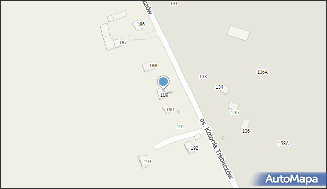Zofiówka, Zofiówka, 189, mapa Zofiówka