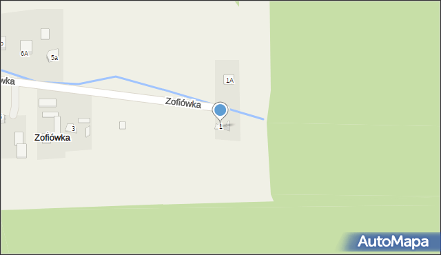 Zofiówka, Zofiówka, 1, mapa Zofiówka