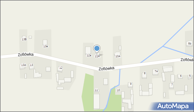 Zofiówka, Zofiówka, 11A, mapa Zofiówka