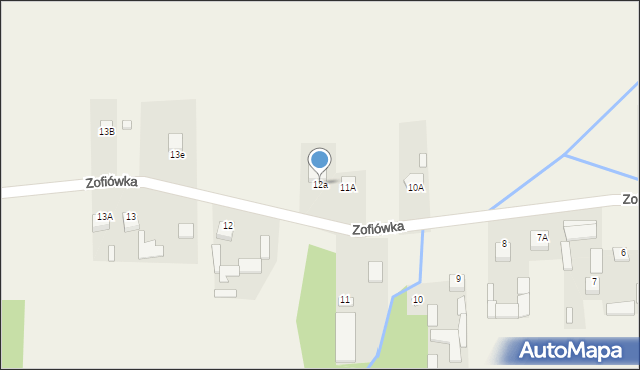 Zofiówka, Zofiówka, 12a, mapa Zofiówka