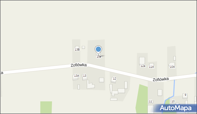 Zofiówka, Zofiówka, 13e, mapa Zofiówka