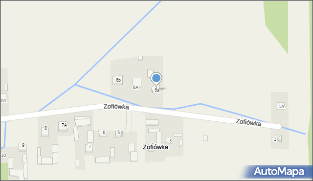 Zofiówka, Zofiówka, 5a, mapa Zofiówka