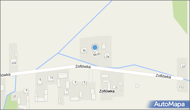 Zofiówka, Zofiówka, 6A, mapa Zofiówka