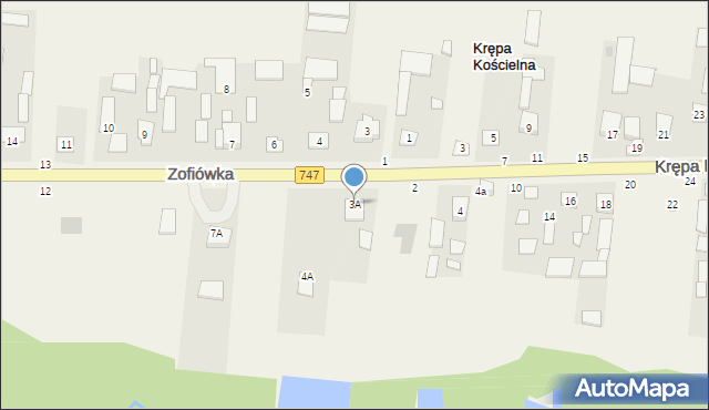 Zofiówka, Zofiówka, 3A, mapa Zofiówka