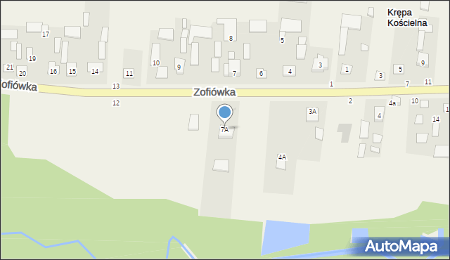 Zofiówka, Zofiówka, 7A, mapa Zofiówka