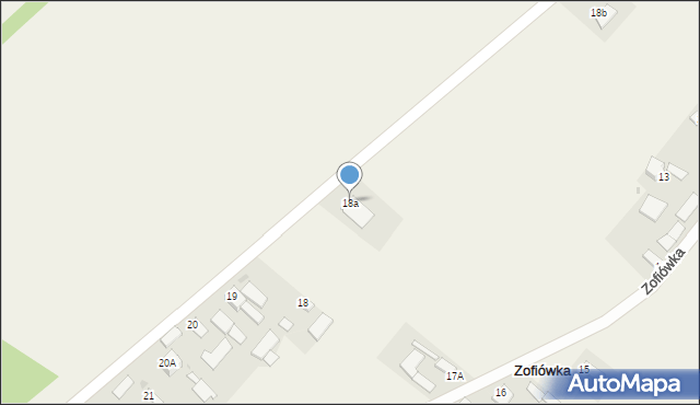 Zofiówka, Zofiówka, 18a, mapa Zofiówka