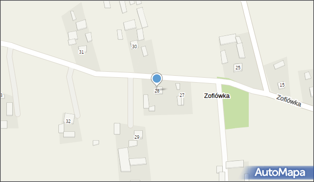 Zofiówka, Zofiówka, 28, mapa Zofiówka
