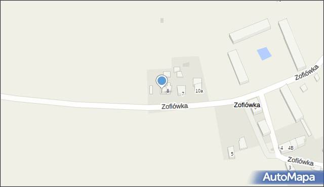 Zofiówka, Zofiówka, 8/1, mapa Zofiówka